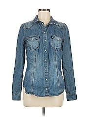 &Denim By H&M Long Sleeve Button Down Shirt