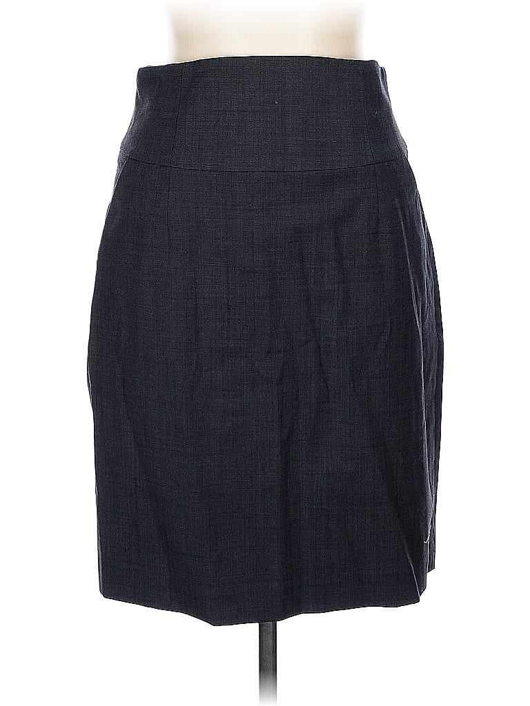 Pre-owned Banana Republic Wool Skirt In Gray