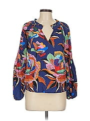 Farm Rio For Anthropologie Long Sleeve Blouse