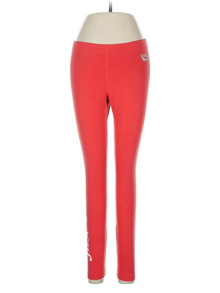 Pre-owned Nike Active Pants In Red