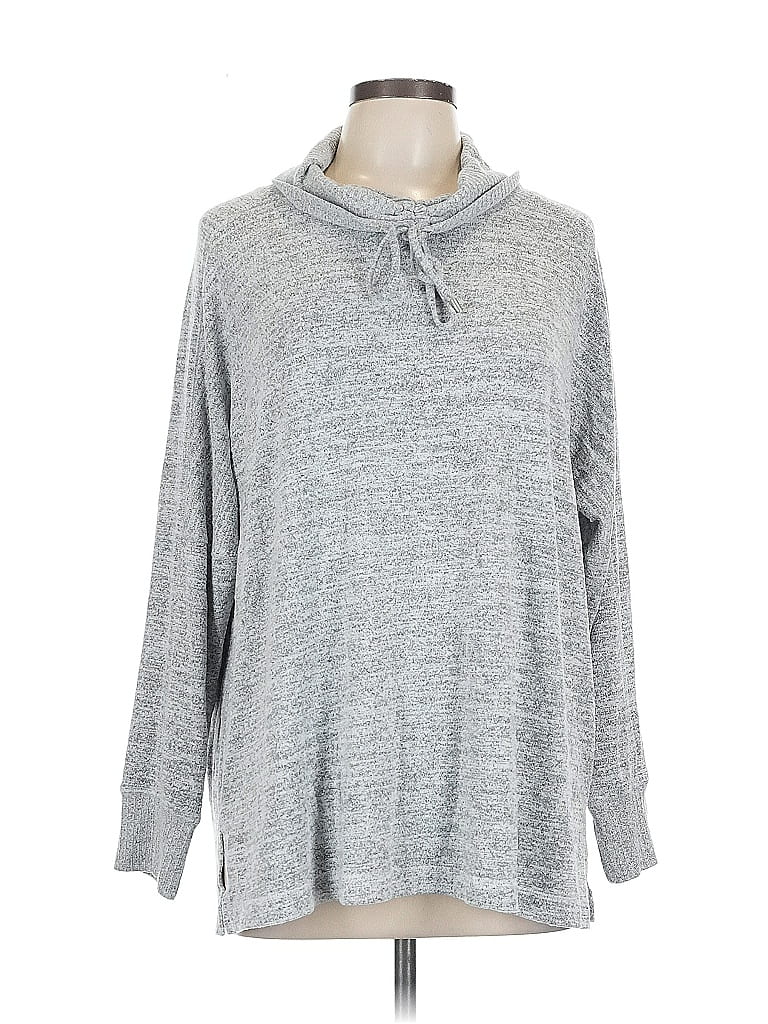 Zenergy by Chico's Gray Long Sleeve Top Size Lg (2) - photo 1