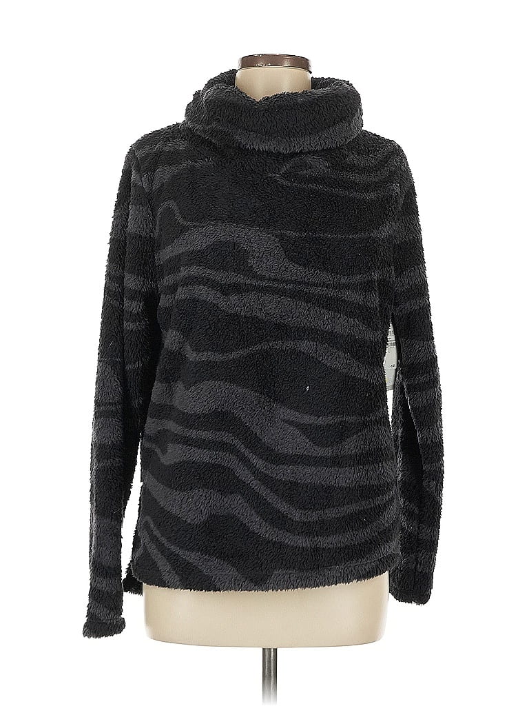 Pre-owned Zella Turtleneck Sweater In Black