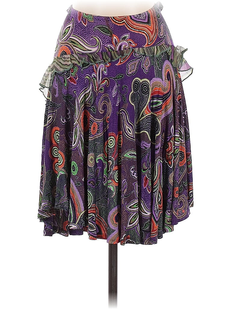 ETRO Paisley Purple Casual Skirt Size EU (IT) 38 / US 2 - photo 1