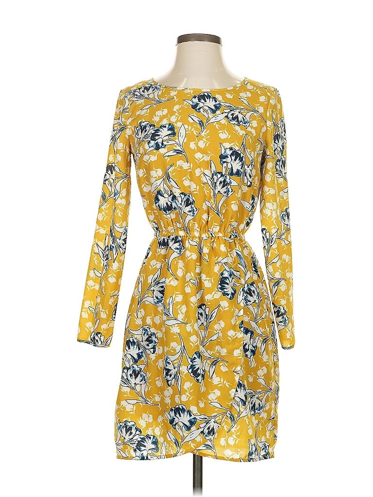 Pre-owned J.crew Factory Store Casual Dress In Yellow
