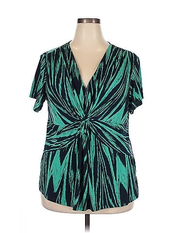 Daisy Fuentes Short Sleeve Blouse (view 1)