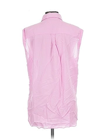 Zara Sleeveless Button-Down Shirt (view 2)