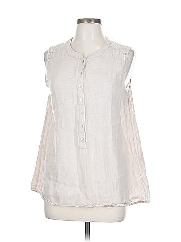 Tahari Sleeveless Button-Down Shirt (view 1)