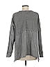 Easel 100% Cotton Gray Long Sleeve Top Size S - photo 3