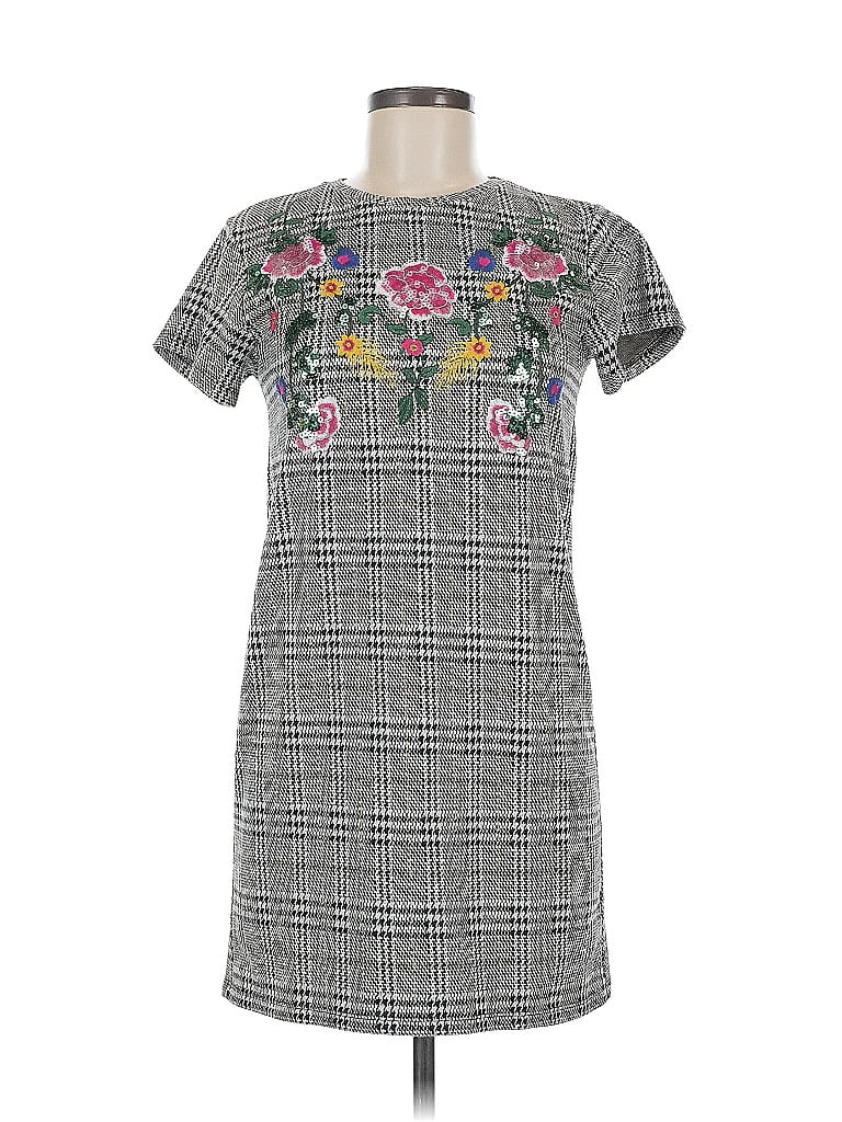 Pre-owned Zara W&b Collection Casual Dress In Gray
