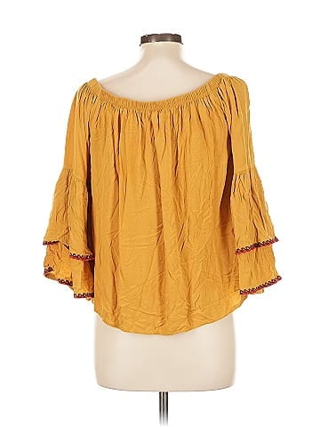Solitaire 3/4 Sleeve Blouse (view 2)