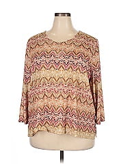 Alfred Dunner 3/4 Sleeve Blouse