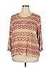 Alfred Dunner Tan 3/4 Sleeve Blouse Size 2X - photo 1