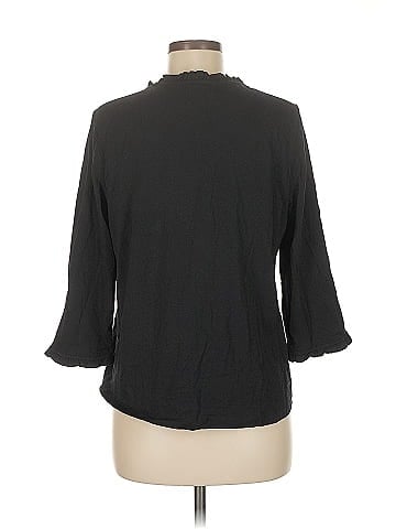 Lands' End 3/4 Sleeve Blouse (view 2)