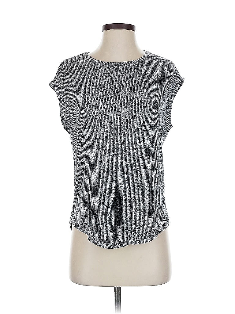 Pre-owned Rag & Bone Short Sleeve Top In Gray