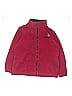 Landway 100% Polyester Burgundy White Fleece Jacket Size 18 - 20 - photo 1