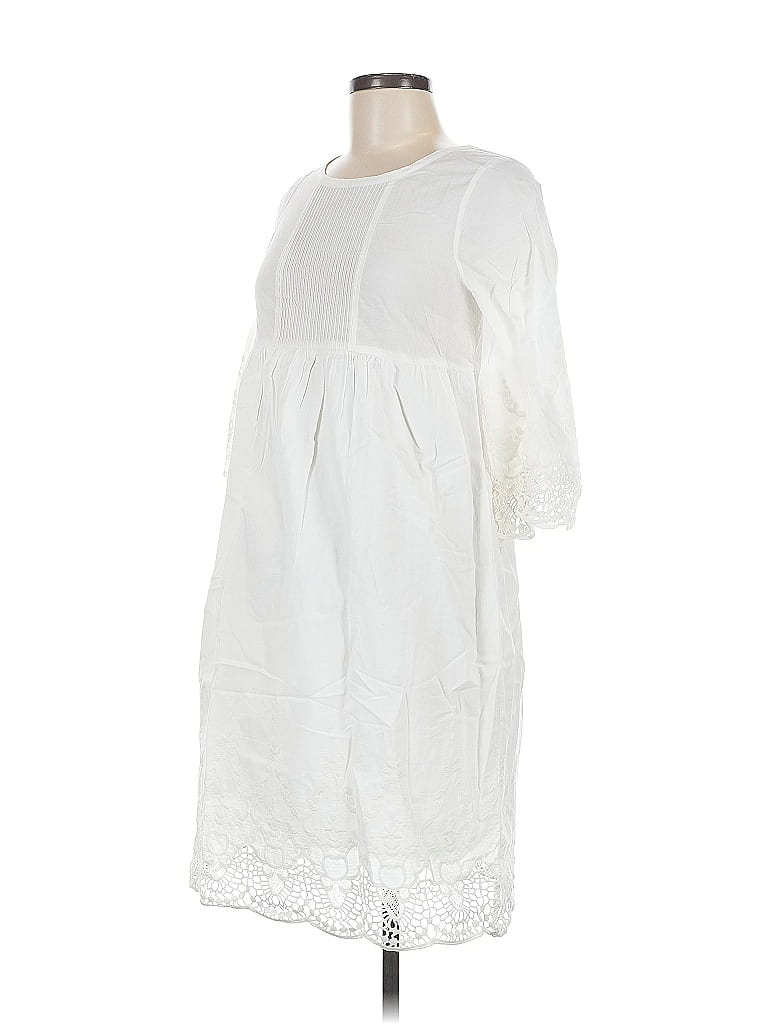 Ingrid + Isabel 100% Cotton White Casual Dress Size XS - photo 1