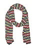 Ralph by Ralph Lauren Stripes Burgundy Red Scarf One size - photo 1