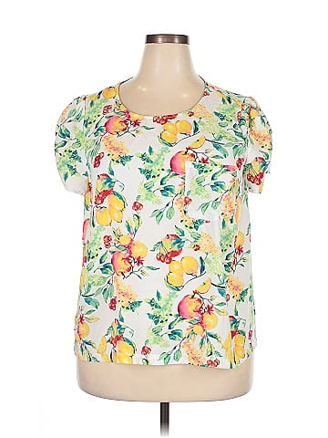 LC Lauren Conrad Short Sleeve Blouse (view 1)