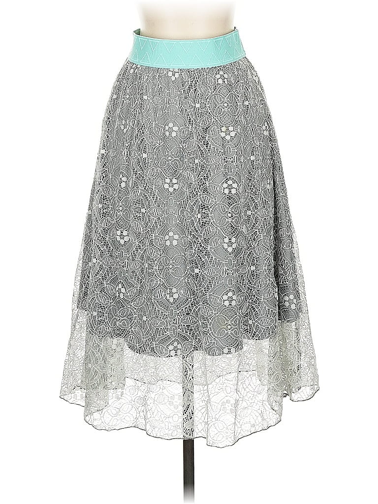 Pre-owned Lularoe Casual Skirt In Silver