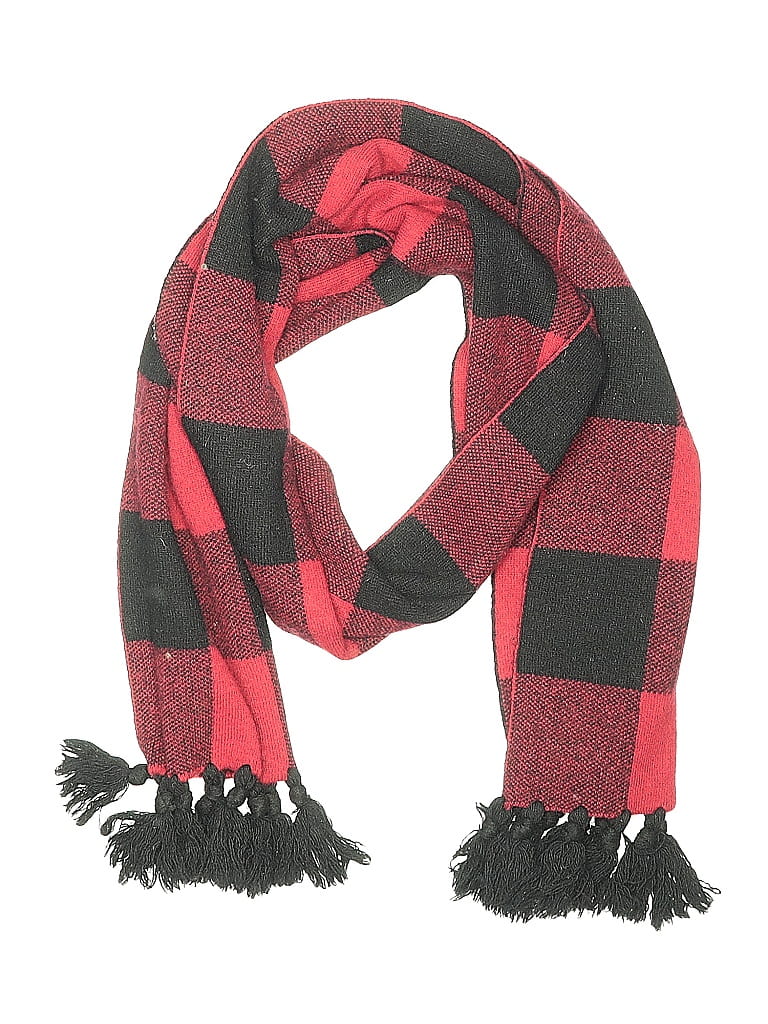 Ralph by Ralph Lauren 100% Lambswool Plaid Red Scarf One size - photo 1