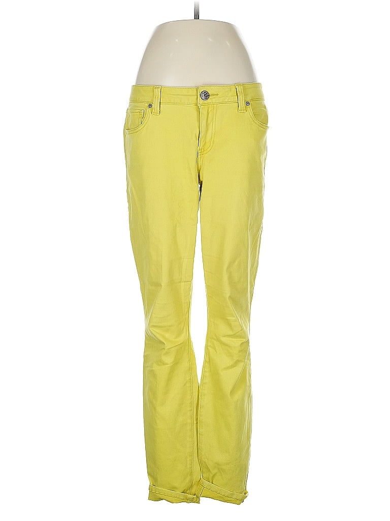 Pre-owned Cabi Casual Pants In Yellow