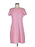 Sail to Sable Stripes Pink Casual Dress Size M - photo 1