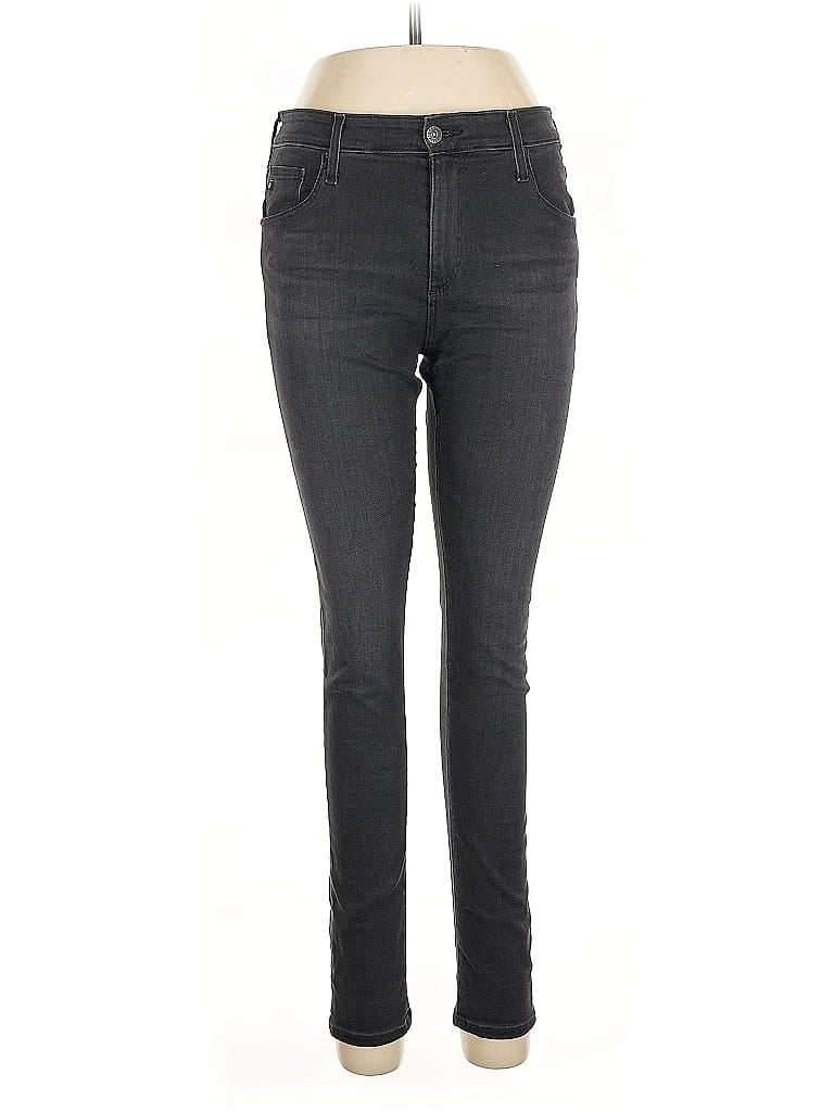 Pre-owned Adriano Goldschmied Jeggings In Gray