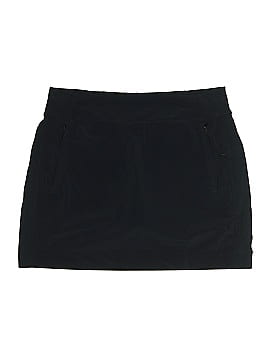 Columbia Solid Gray Black Casual Skirt Size L