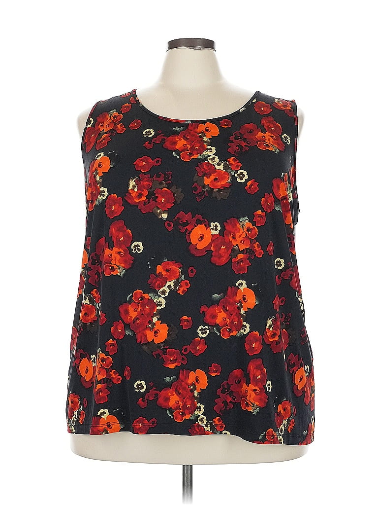 Catherines Black Sleeveless Blouse Size 3X - photo 1