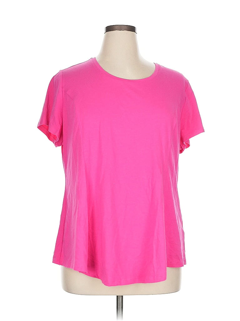 Isaac Mizrahi LIVE! Pink Active T-Shirt Size XL - photo 1