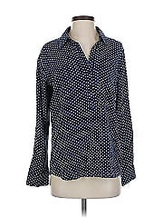 Cosmic Blue Love Long Sleeve Polo