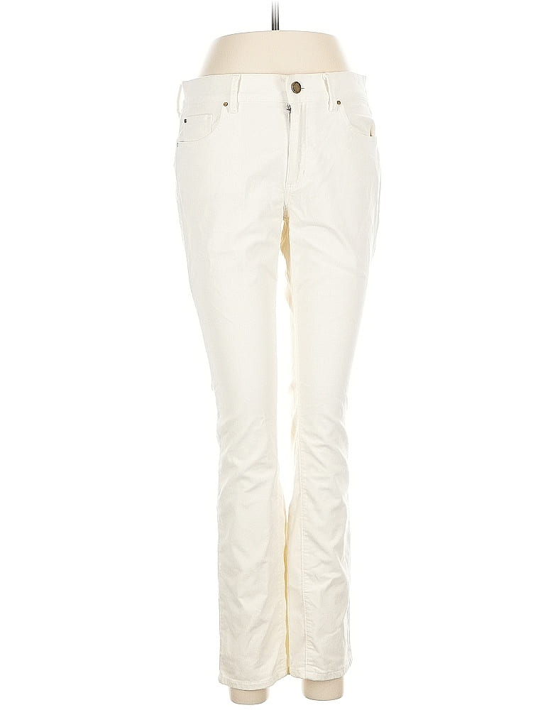 Pre-owned Ann Taylor Casual Pants In White