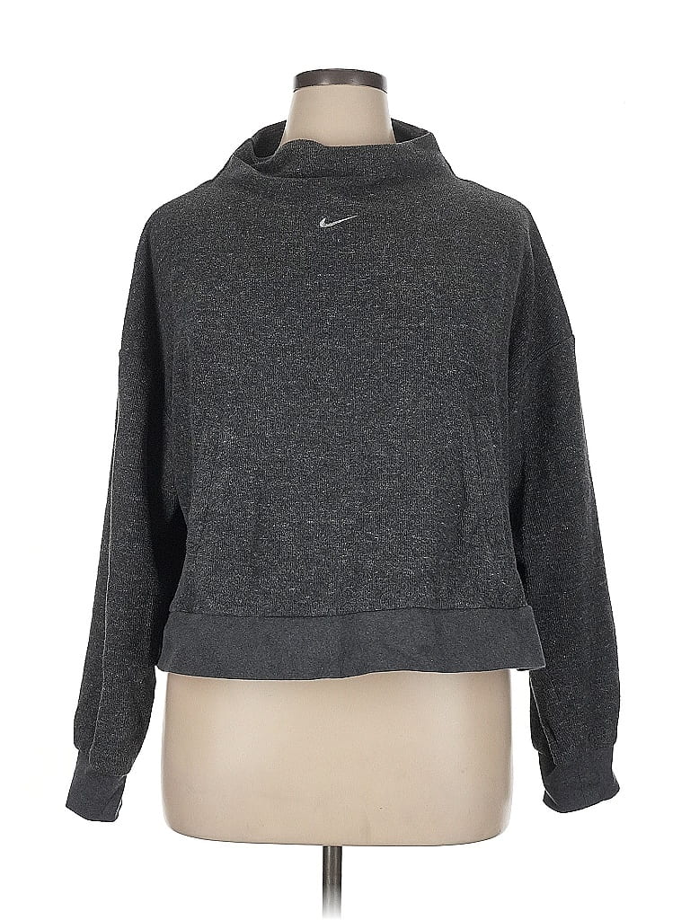Pre-owned Nike Sweatshirt In Gray