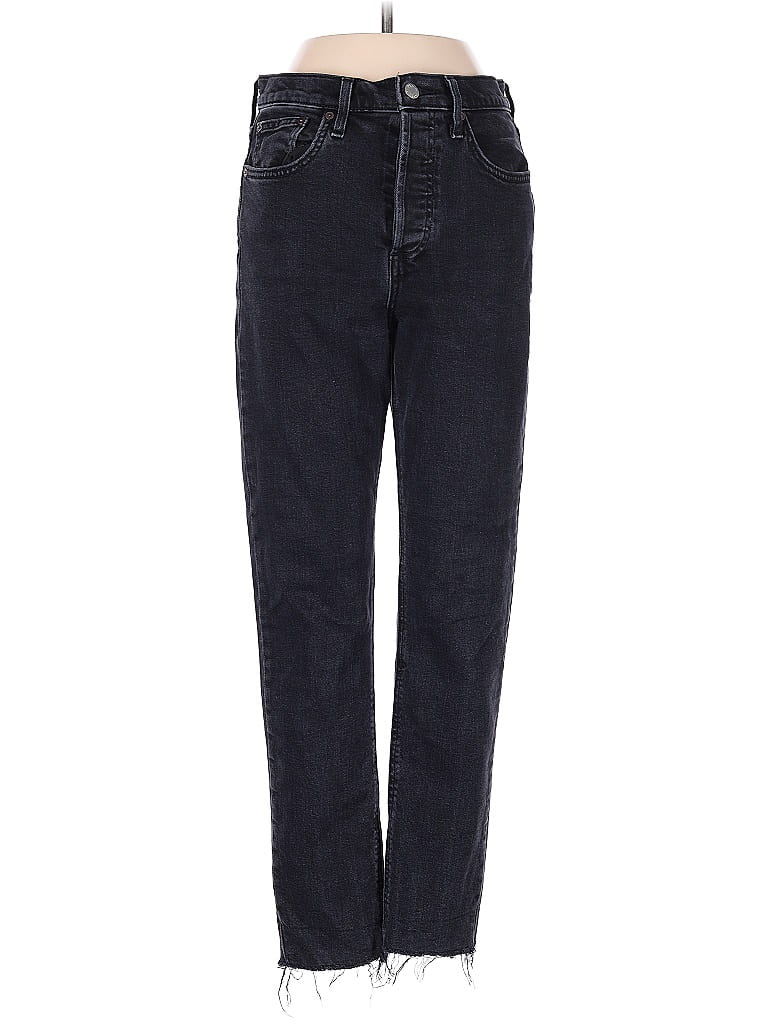 Denim Forum Chevron-herringbone Blue Jeans Size 26 waist - photo 1