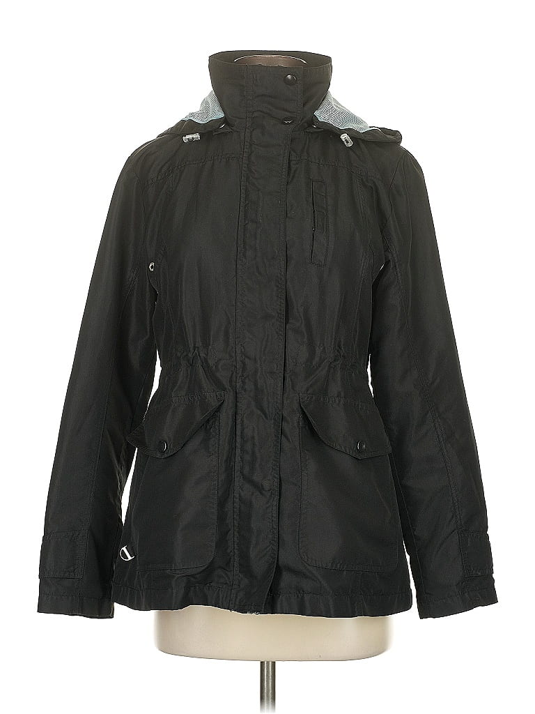 Pre-owned Assorted Brands Raincoat In Black