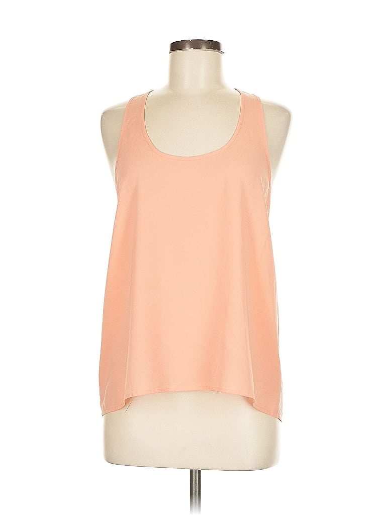 Click to view more detailed imagery on our partner's website Pre-owned Frenchi Sleeveless Blouse In Orange