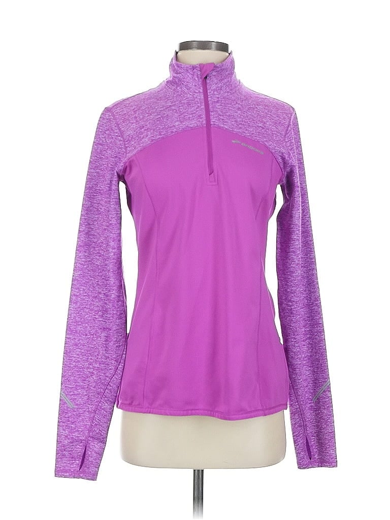 Brooks Purple Pullover Sweater Size M - photo 1