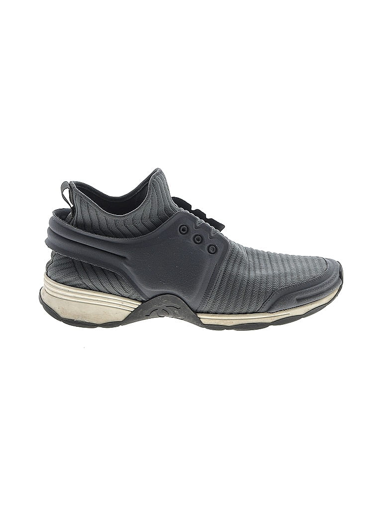 Chanel Black Gray Sneakers Size EU 39 - photo 1