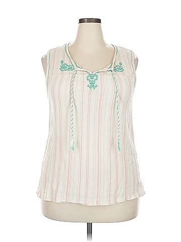 Natural Reflections Sleeveless Blouse (view 1)