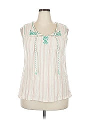 Natural Reflections Sleeveless Blouse