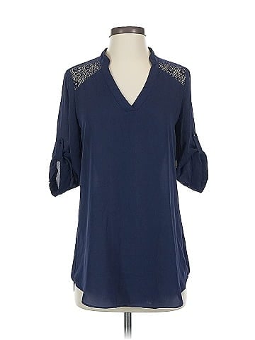 Iz Byer 3/4 Sleeve Blouse (view 1)