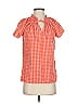 Rungolee Orange Short Sleeve Blouse Size XS - photo 1