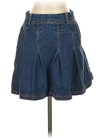 Shoedazzle Denim Skirt (view 1)