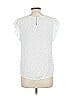 Mine 100% Polyester White Short Sleeve Blouse Size L - photo 2