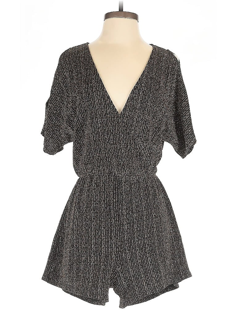 Pre-owned Astr Romper In Gray