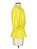 Current Air Yellow 3/4 Sleeve Blouse Size S - photo 4