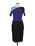 misook Color Block Blue Purple Cocktail Dress Size XS - photo 1