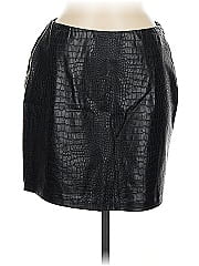 Ci Sono Faux Leather Skirt