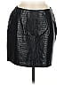 Ci Sono 100% Polyurethane Black Faux Leather Skirt Size M - photo 1