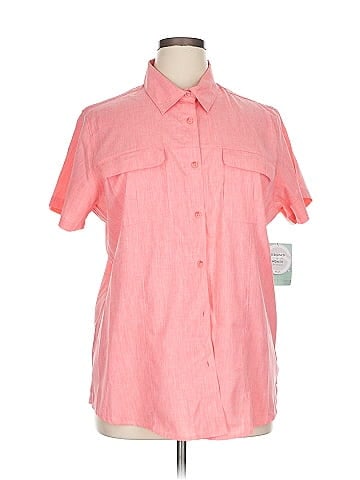 Magellan Outdoors Short Sleeve Blouse (view 1)